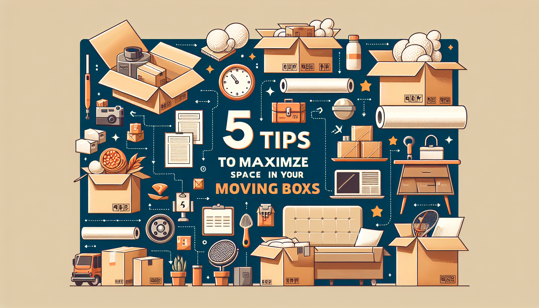 5 Astuces pour Maximiser l'Espace dans Vos Cartons de Déménagement avec CartonDem