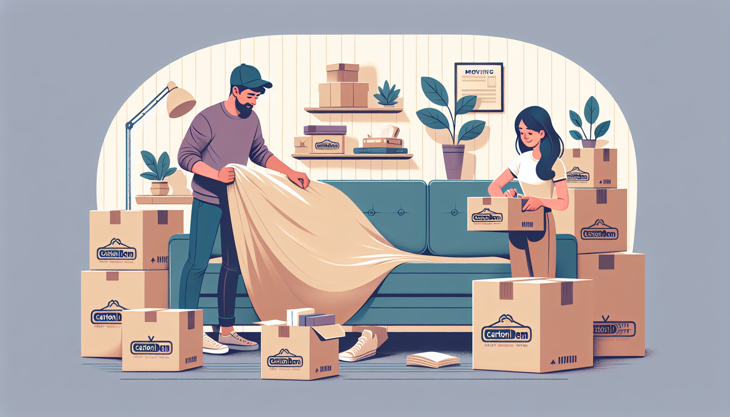 Déménagement Facile: Pourquoi CartonDem Est Votre Meilleur Choix pour Housses de Canapé et Kits Fiables