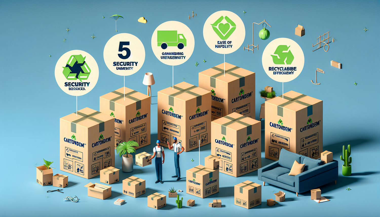 Top 5 Raisons de Choisir CartonDem: Les Cartons de Déménagement Qui Garantissent la Sécurité de Vos Objets