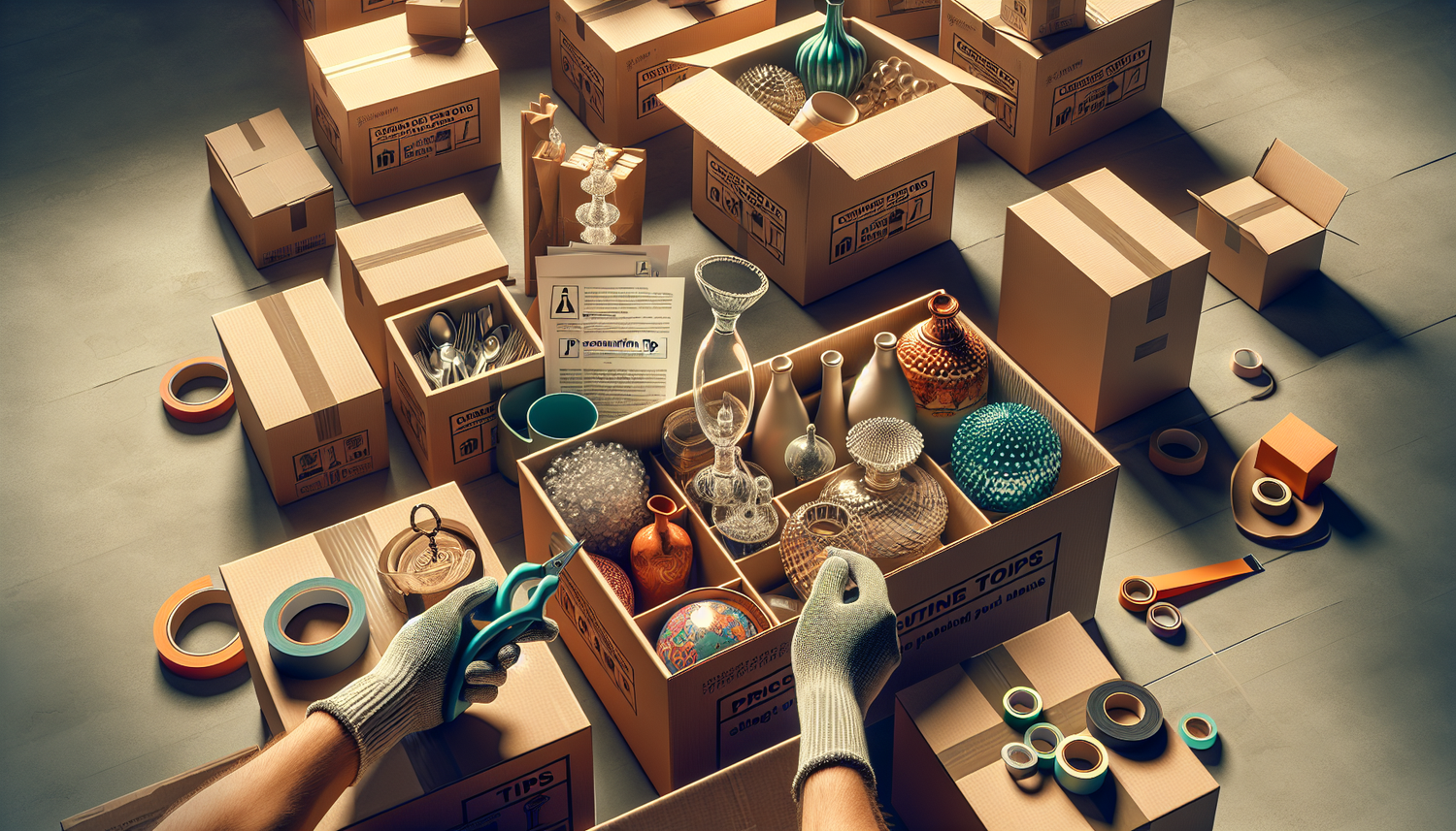 Conseils de Précaution: Utiliser les Cartons Résistants de CartonDem pour Protéger vos Objets Fragiles lors du Déménagement