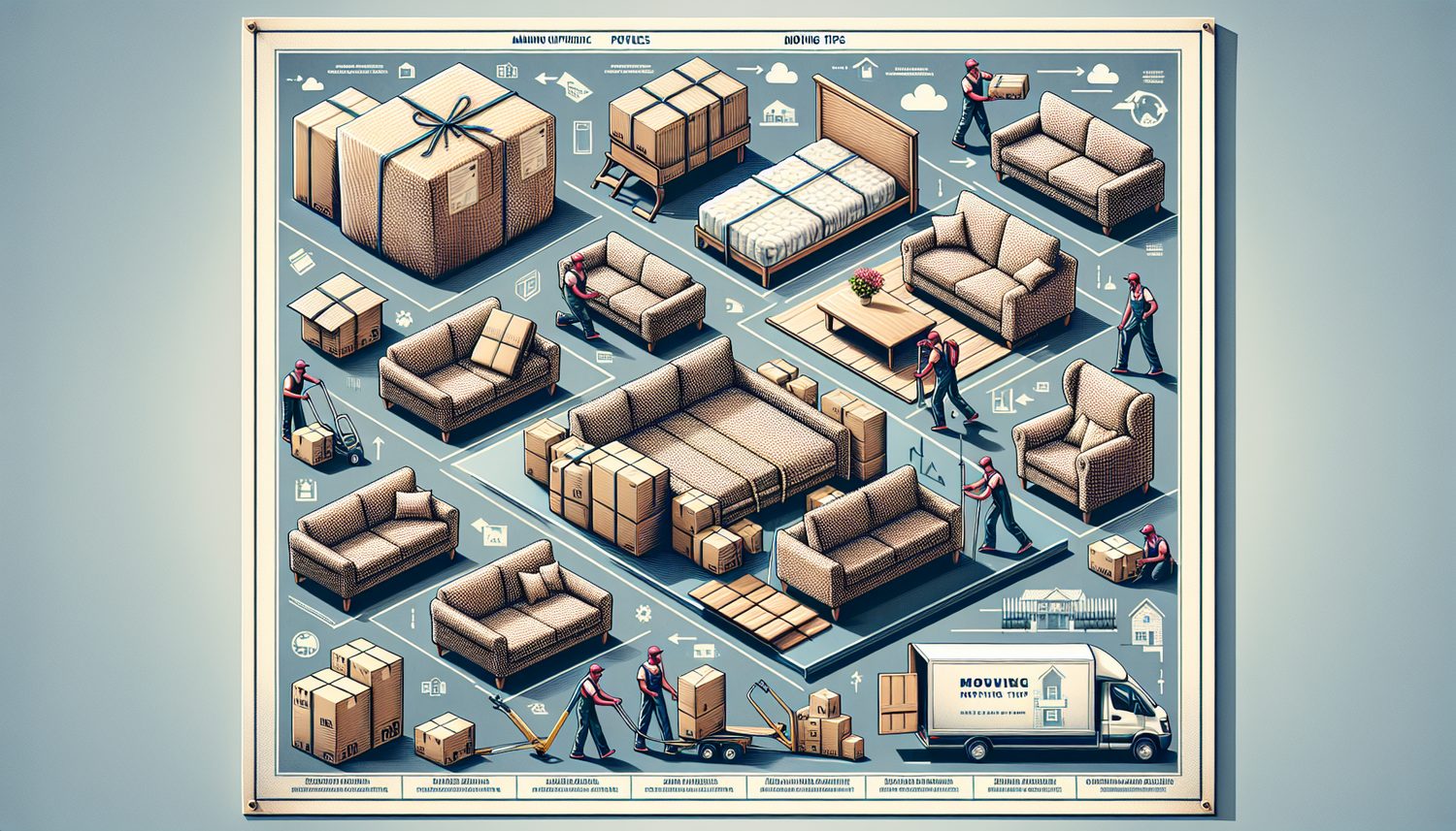 Astuce Déménagement: Comment CartonDem Simplifie le Transport de Vos Meubles avec des Housses Spécialisées et Fiables