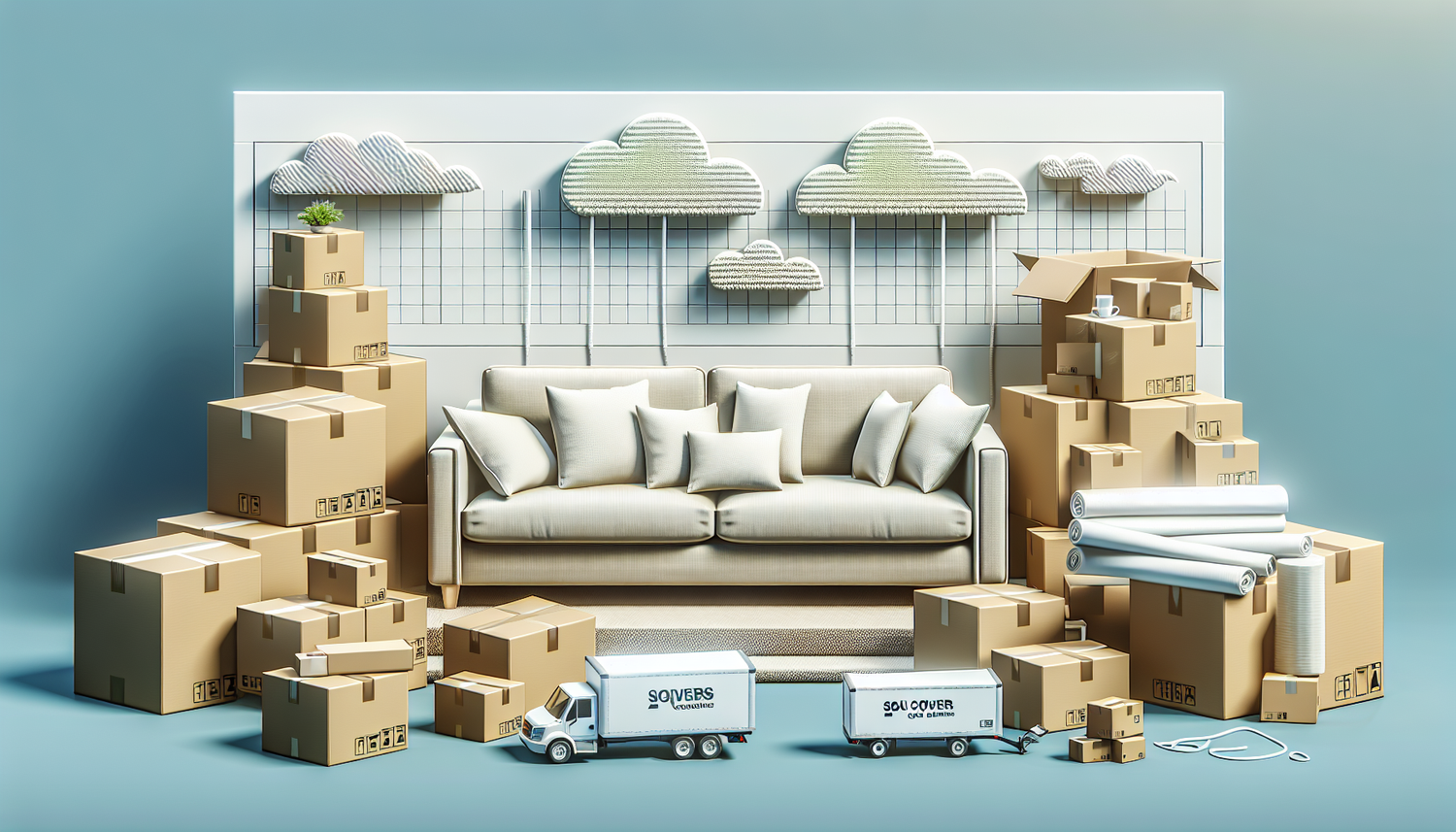 Déménagement Simplifié: Les Avantages des Packs de Cartons et Housses de Canapé de CartonDem