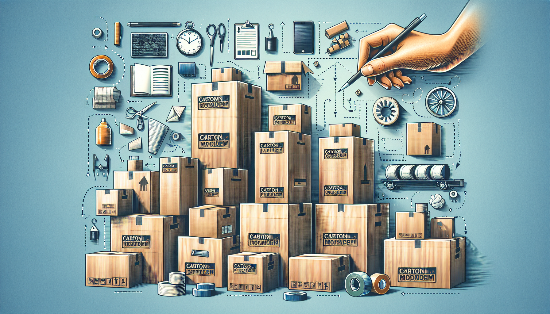 Des Cartons de Déménagement Résistants : CartonDem Assure la Sécurité de Vos Objets lors de Votre Transition