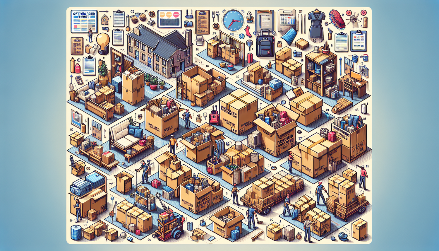 Optimisez Votre Déménagement: Astuces pour Utiliser au Mieux les Cartons Renforcés et Accessoires de CartonDem