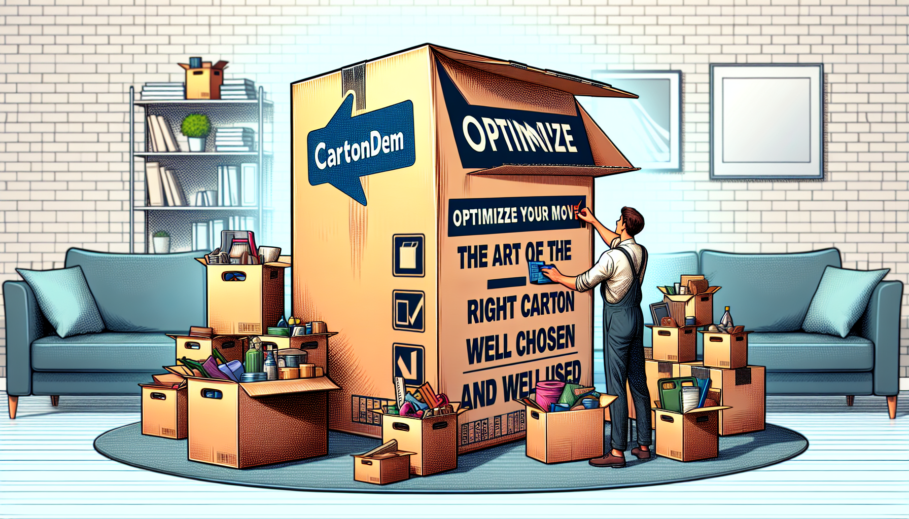 Optimisez Votre Déménagement: L'Art du Carton Bien Choisi et Bien Utilisé avec CartonDem