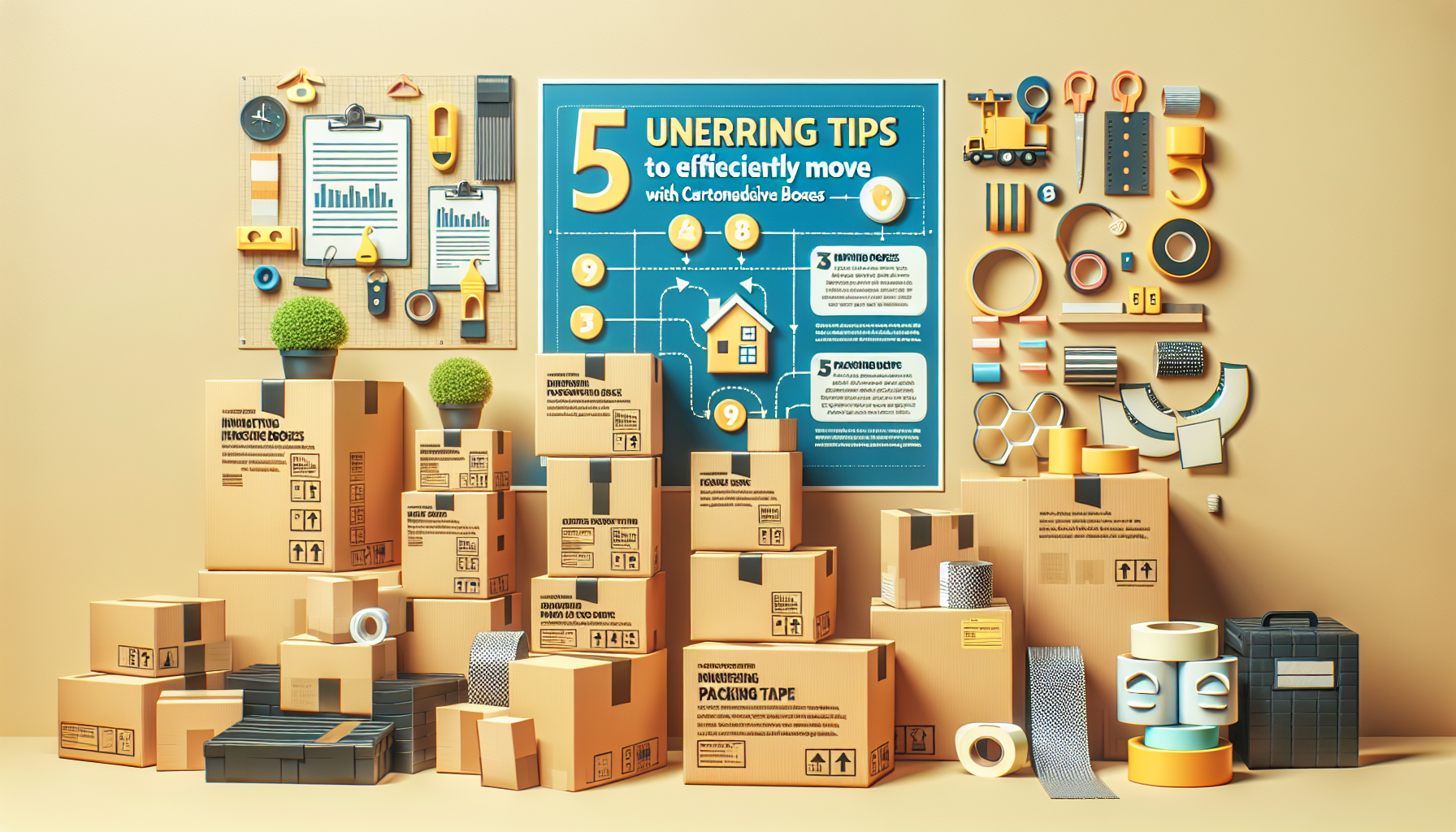 5 Astuces Infaillibles pour Optimiser Votre Déménagement avec les Cartons Innovants de CartonDem