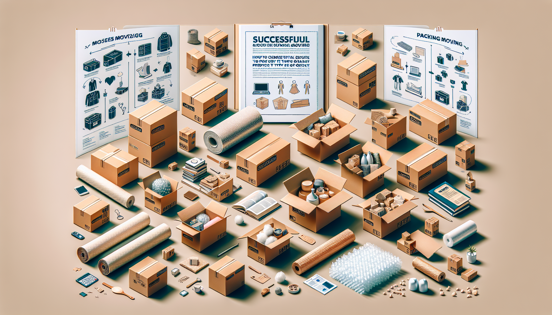 Déménagement Réussi: Comment Choisir des Cartons Adaptés pour Protéger Chaque Type d'Objet avec CartonDem