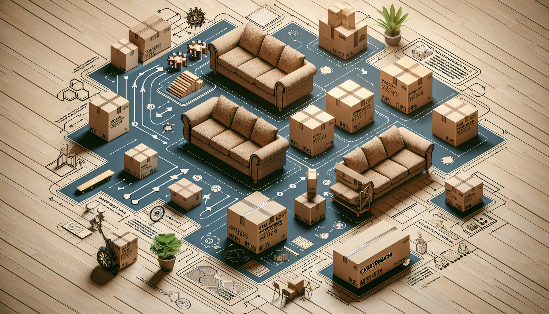 Guide Complet pour Protéger Vos Canapés lors du Déménagement avec les Housses Spécialisées de CartonDem