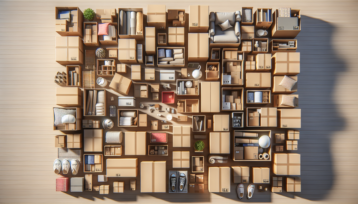 Maximisez l'Espace lors de votre Déménagement : Astuces pour Emballer Efficacement avec les Cartons de CartonDem