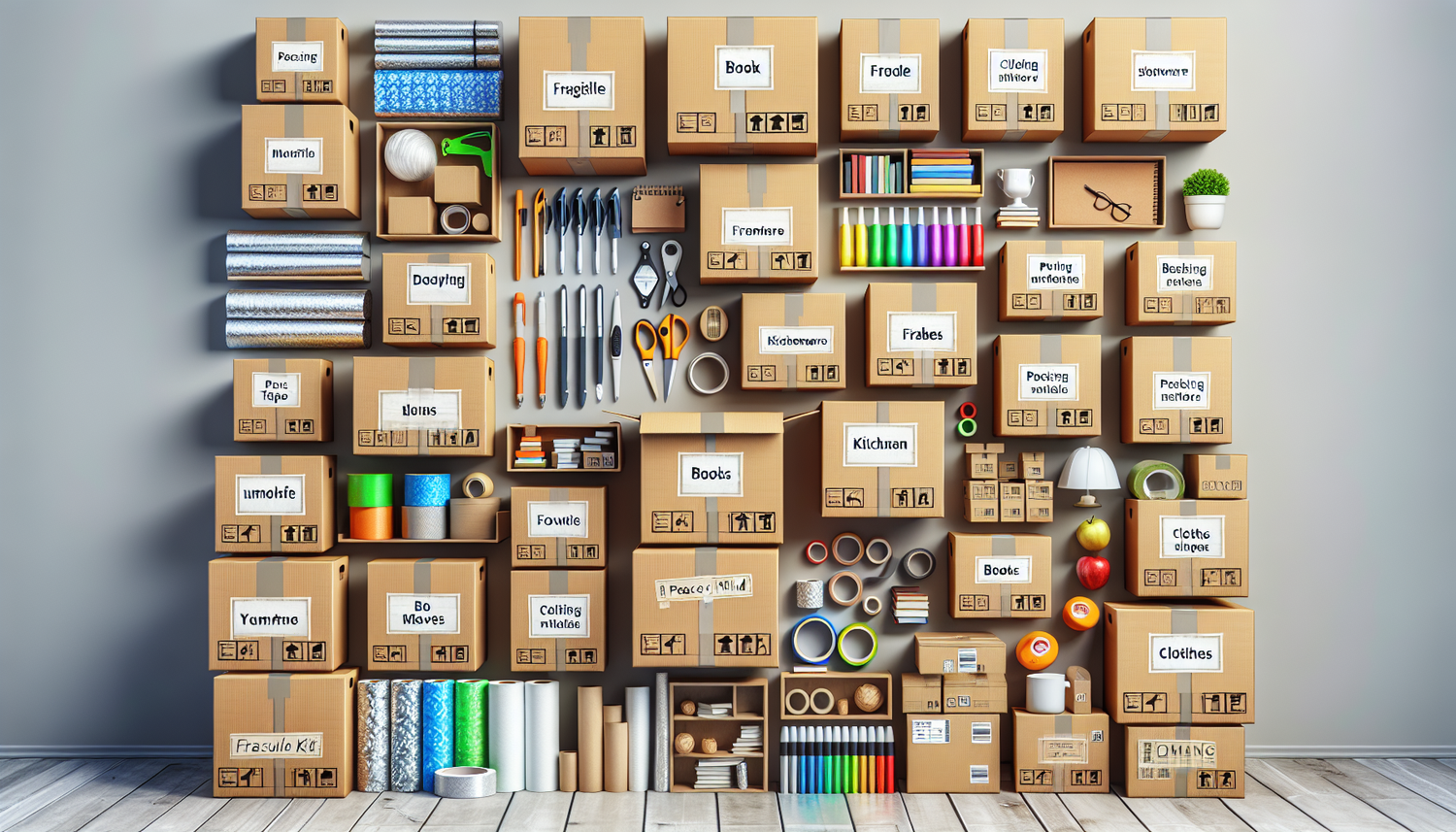 Organiser Votre Déménagement: Optez pour des Kits Complets et Accessoires Essentiels de CartonDem pour la Tranquillité d'Esprit