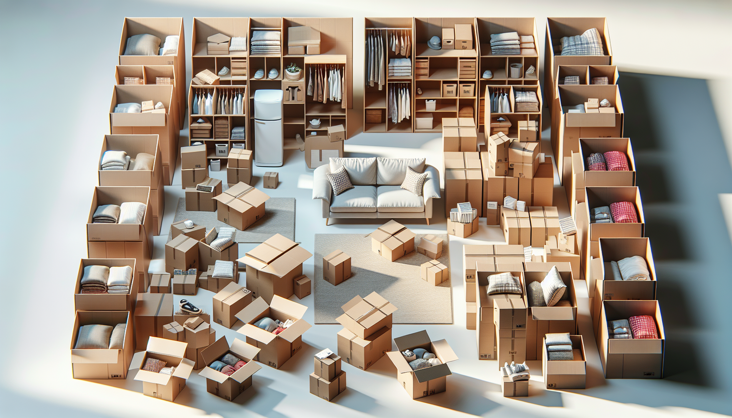 Optimisez Votre Espace: Utiliser les Cartons Modulaires de CartonDem pour un Déménagement Simplifié et Efficace