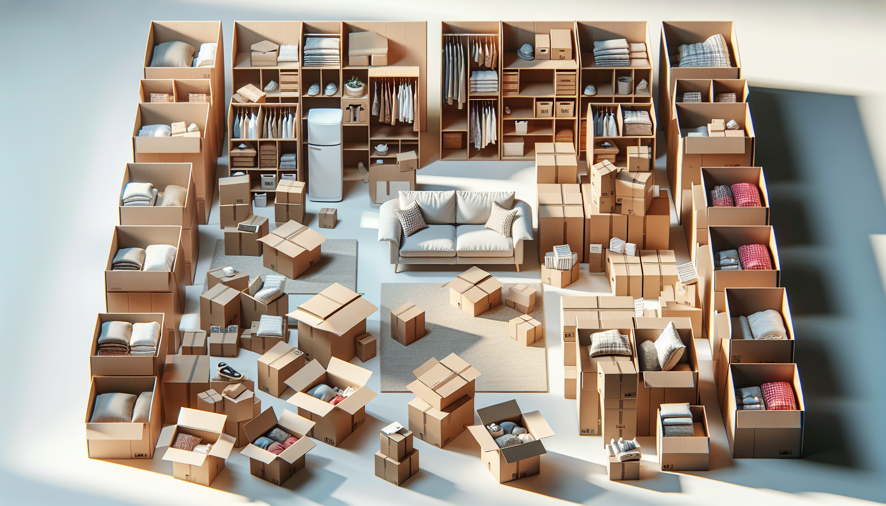 Optimisez Votre Espace: Utiliser les Cartons Modulaires de CartonDem pour un Déménagement Simplifié et Efficace