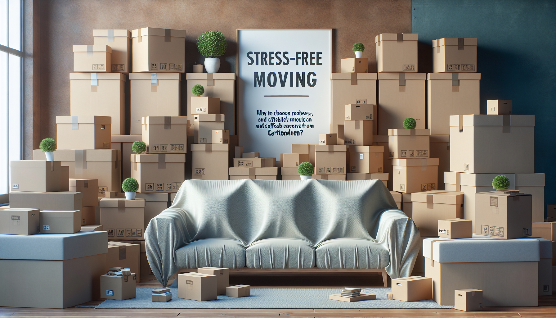 Déménagement Sans Stress: Pourquoi Choisir les Housses de Canapé Robustes et Adaptées de CartonDem?