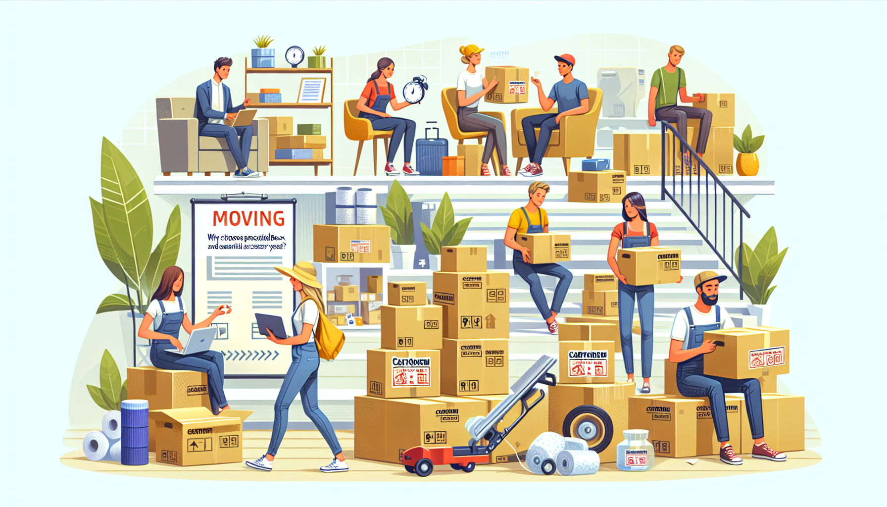 Déménagement Facile: Pourquoi Choisir CartonDem pour Vos Besoins en Cartons Spécialisés et Accessoires Essentiels?