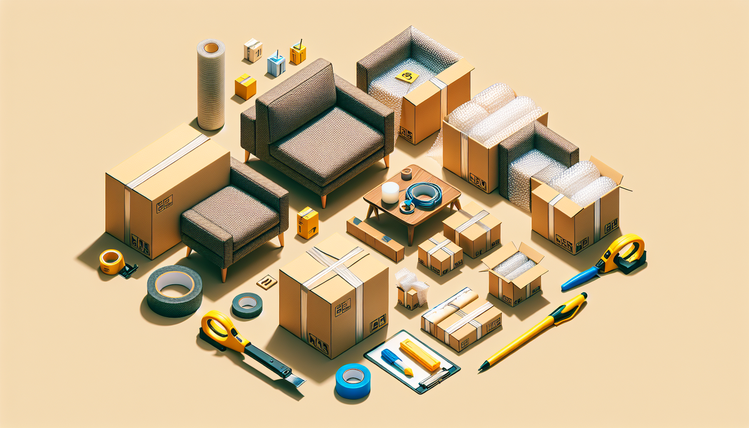 Astuces Infaillibles pour Bien Emballer et Protéger Vos Meubles lors de Votre Déménagement avec CartonDem