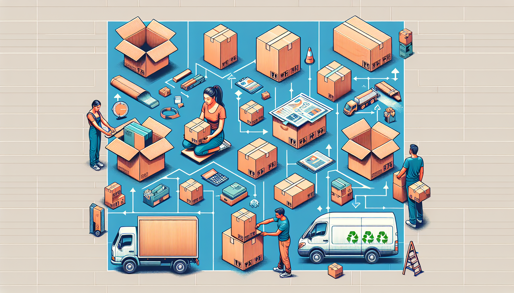 Déménagement Durable: Optez pour des Solutions Écologiques et Rentables avec Cartons et Kits CartonDem
