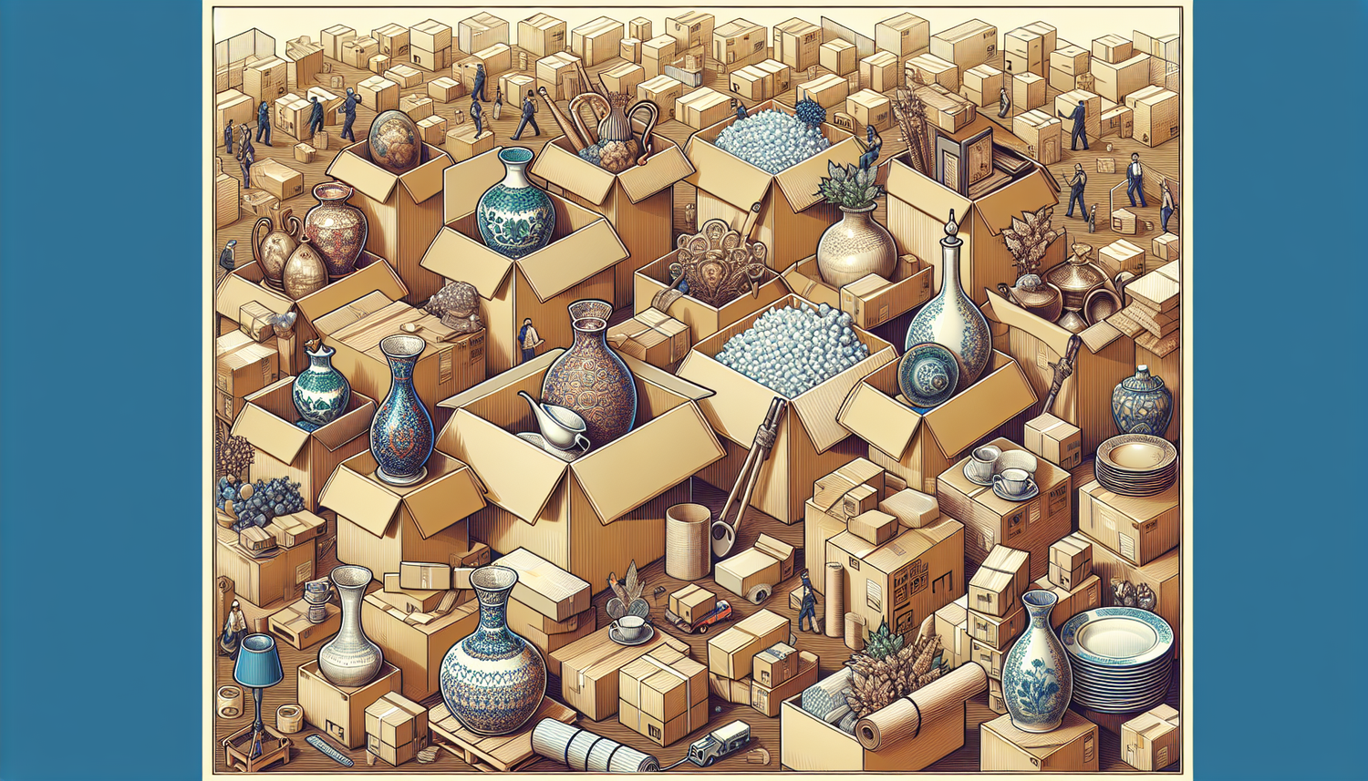 Comment Protéger Vos Objets Fragiles Lors du Déménagement grâce aux Solutions d'Emballage de CartonDem