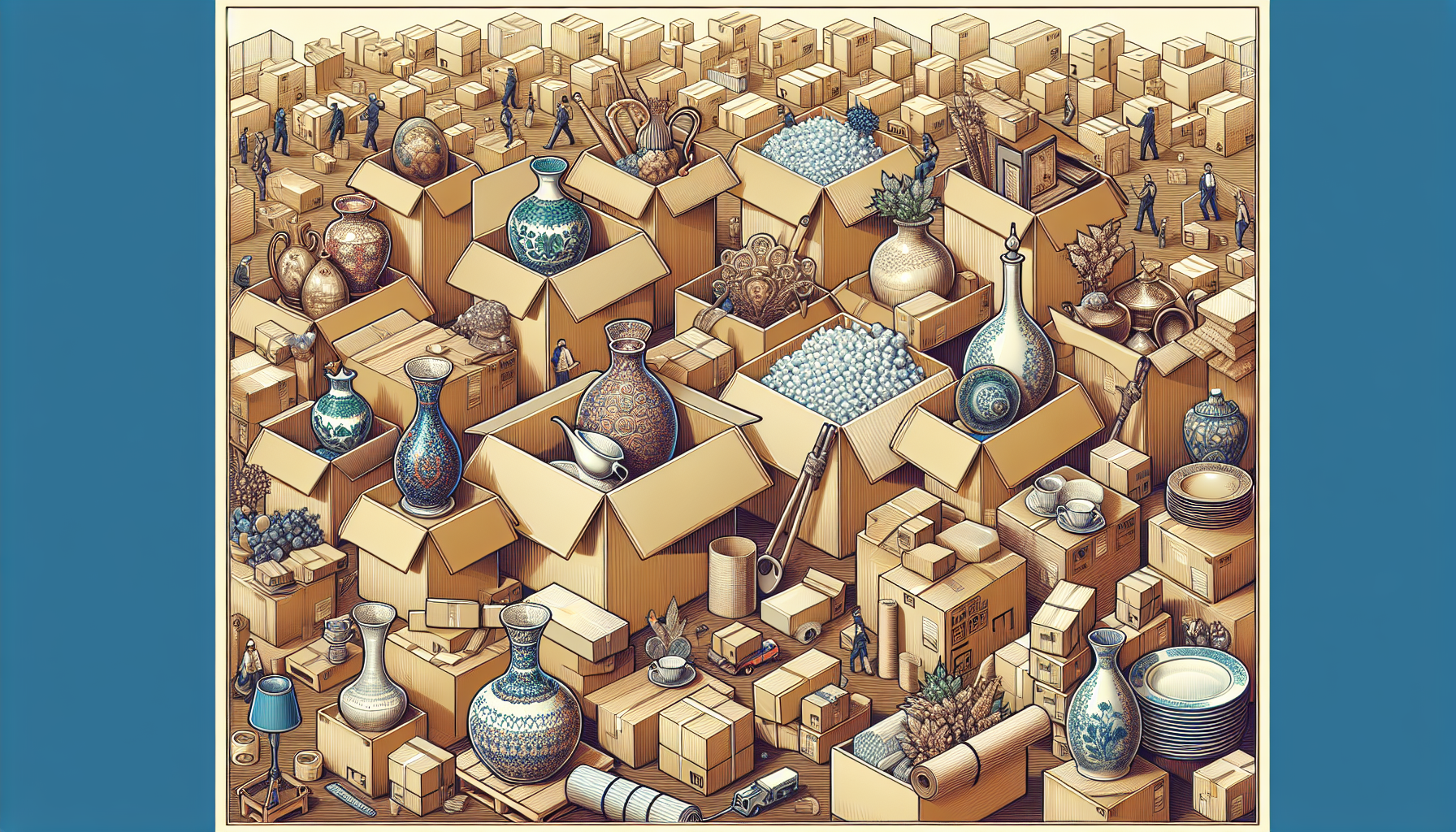 Comment Protéger Vos Objets Fragiles Lors du Déménagement grâce aux Solutions d'Emballage de CartonDem