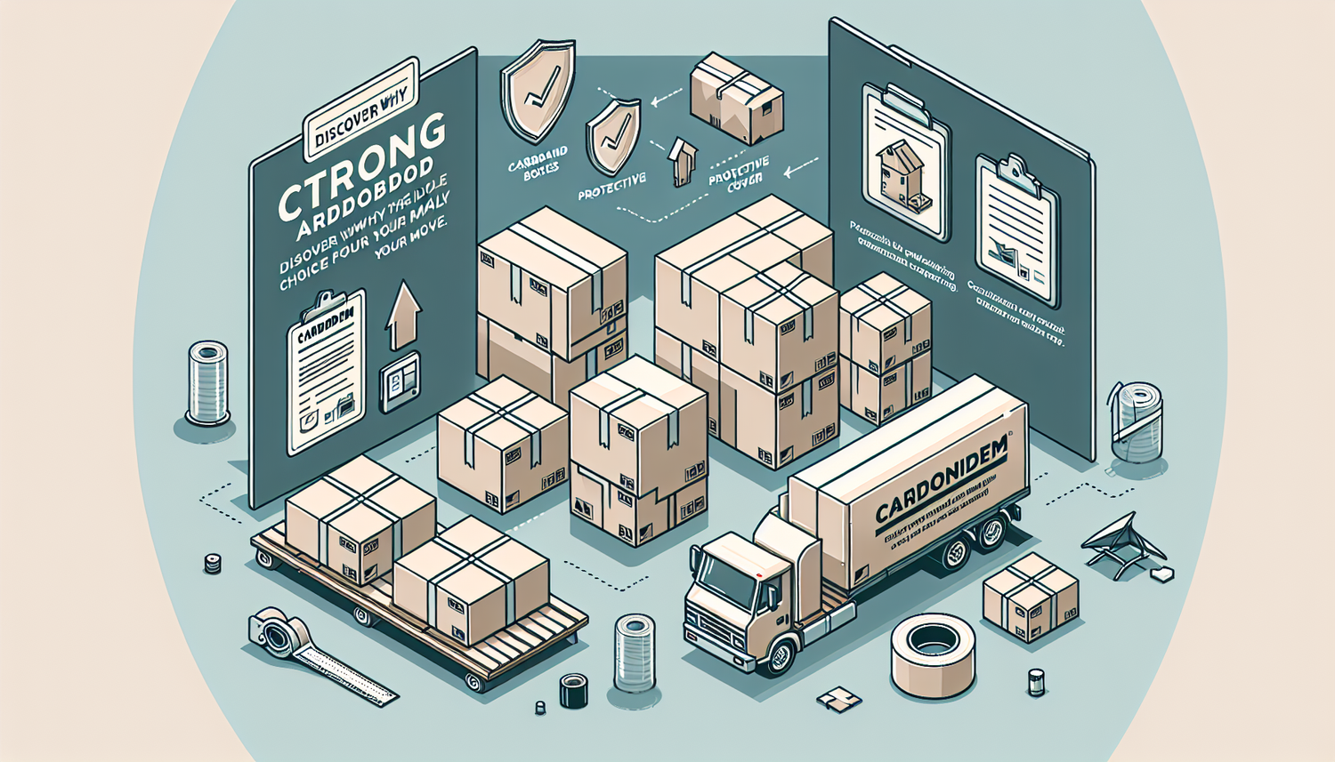 Cartons Résistants et Housses Protégeantes: Découvrez Pourquoi CartonDem Est le Choix Idéal pour Votre Déménagement