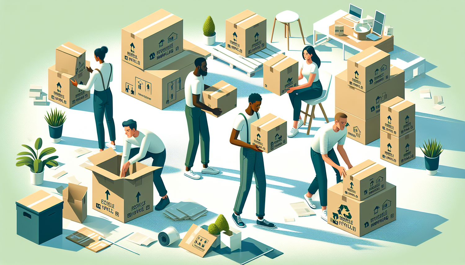 Déménagez Légèrement: Découvrez les Avantages des Cartons de Déménagement Économiques et Écologiques de CartonDem