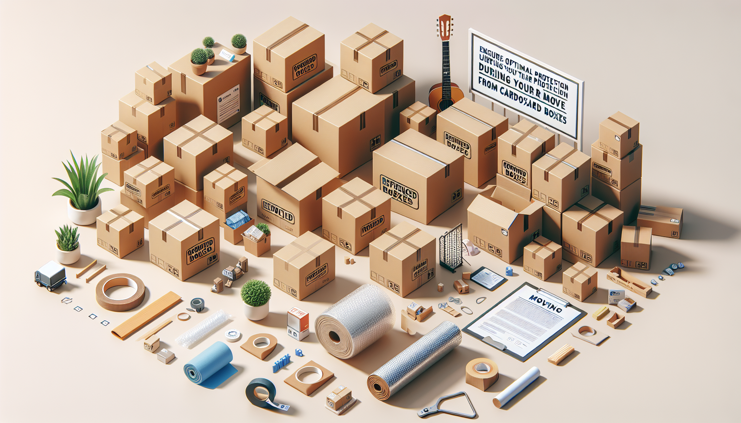 Assurez une Protection Optimale lors de Votre Déménagement avec les Cartons Renforcés et Solutions Complètes de CartonDem