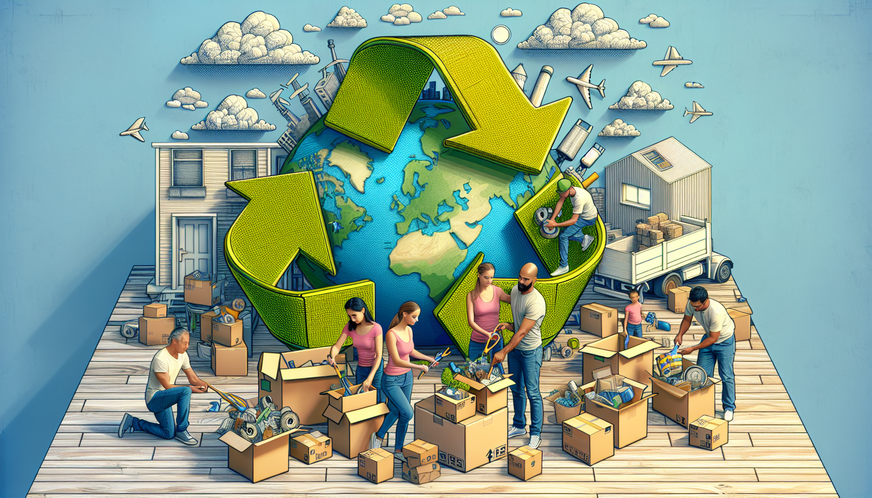 Déménagement et Environnement: Adoptez des Cartons Recyclables CartonDem pour un Impact Écologique Réduit