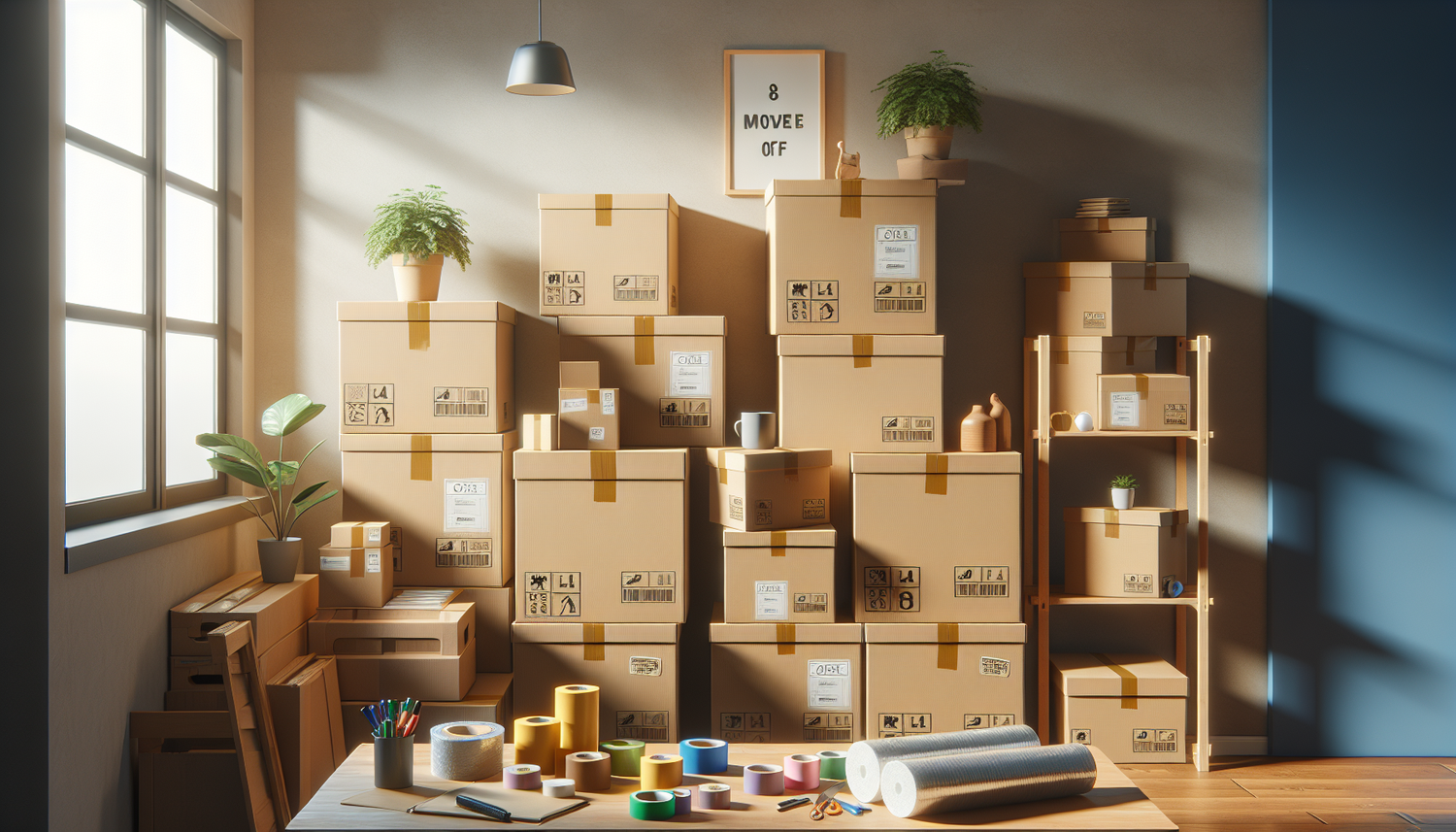 Déménagement Serein: Optimisez Votre Espace avec les Kits et Accessoires Polyvalents de CartonDem