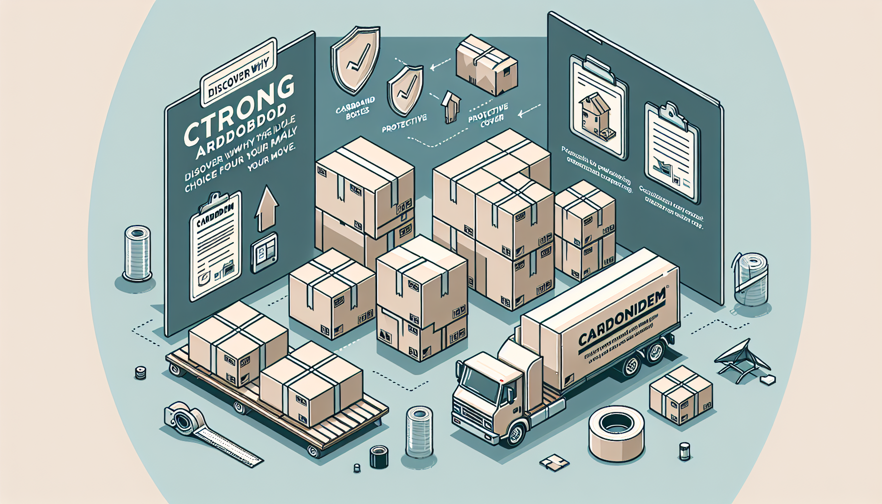 Cartons Résistants et Housses Protégeantes: Découvrez Pourquoi CartonDem Est le Choix Idéal pour Votre Déménagement